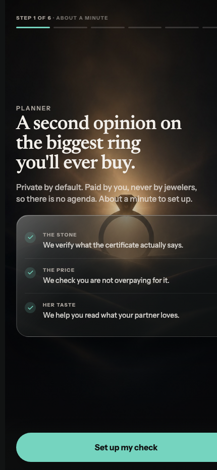 The My Ring Buddy app: a second opinion on the biggest ring you'll ever buy