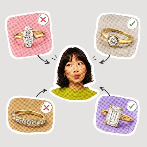 Choosing between ring styles to build a taste profile